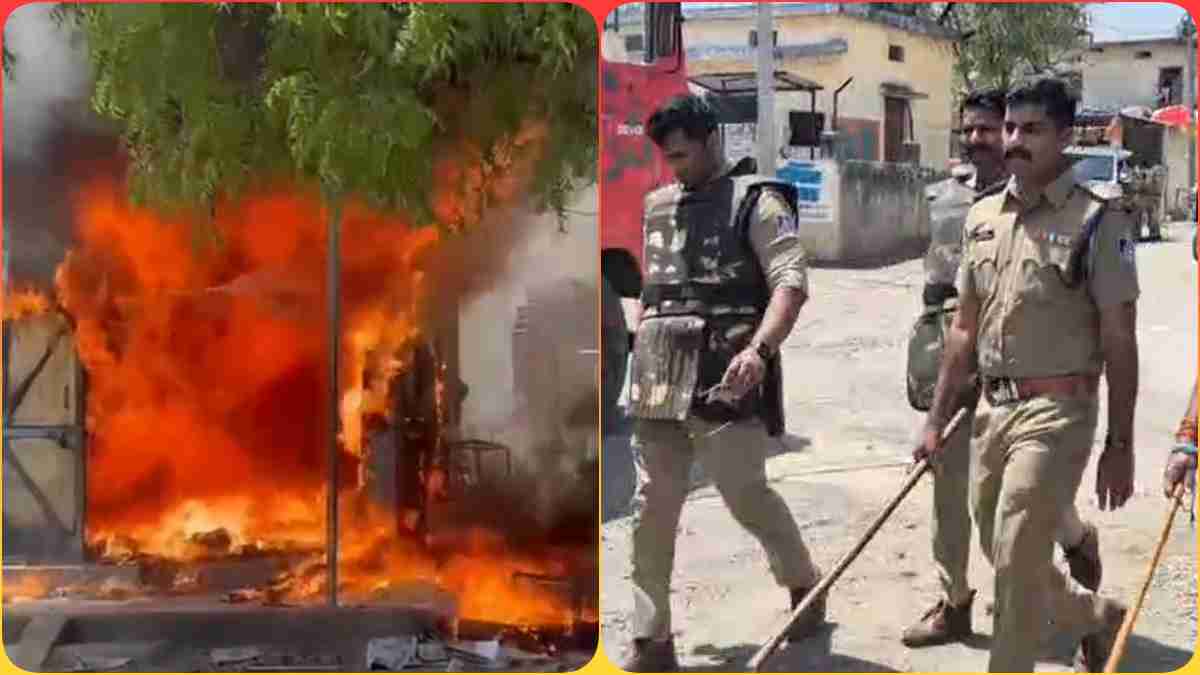 रतलाम में दो पक्षों में विवाद के बाद भड़की हिंसा: भीड़ ने दुकानों को किया आग के हवाले, पुलिस छावनी में तब्दील हुआ गांव