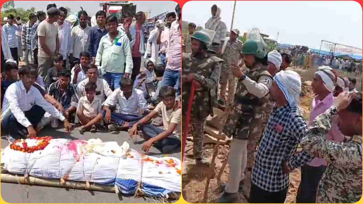 दबंगों ने दलित के शव का अंतिम करने से रोका: दोनों पक्षों में पथराव, कमलनाथ बोले- भाजपा राज में दलितों पर हर तरह से अत्याचार