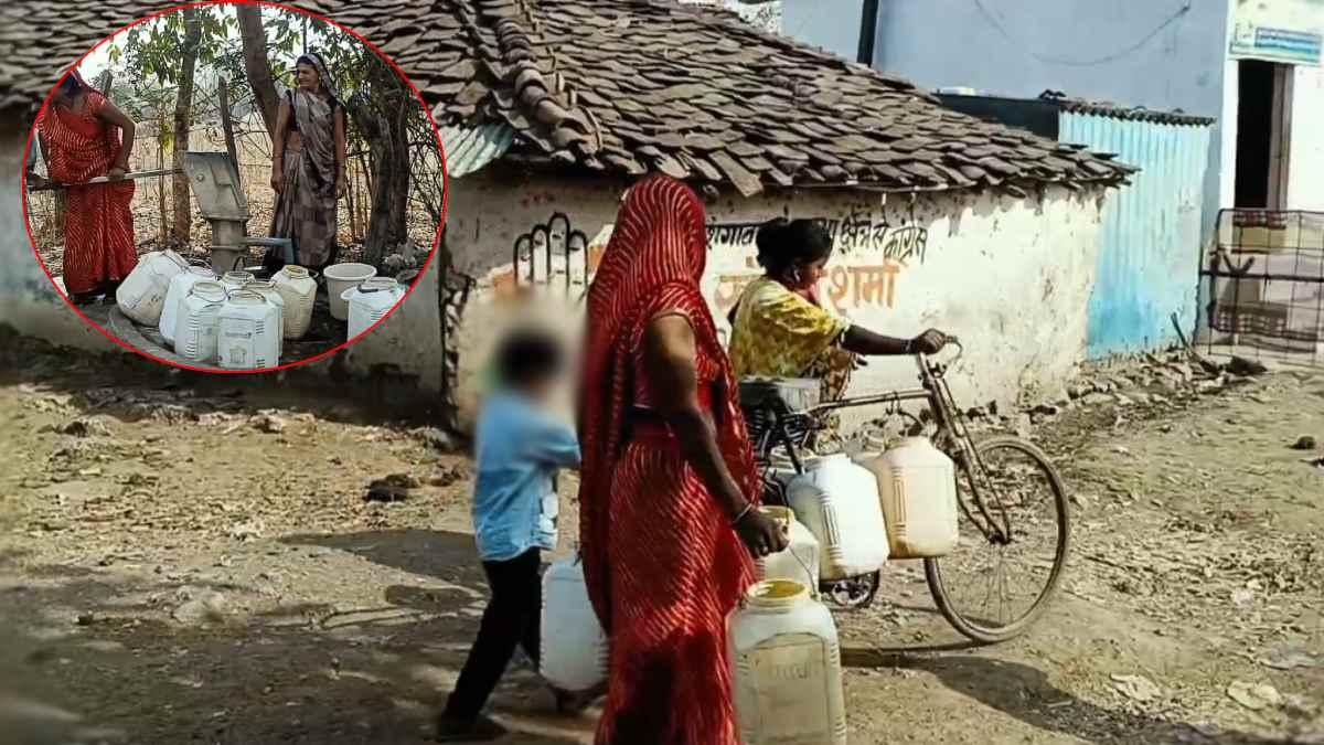MP के इस गांव में गहराया जल संकट: पानी की एक-एक बूंद के लिए तरस रहे ग्रामीण, महिलाएं बोलीं- सिर्फ थोड़ी ही प्यास बुझ पाती..