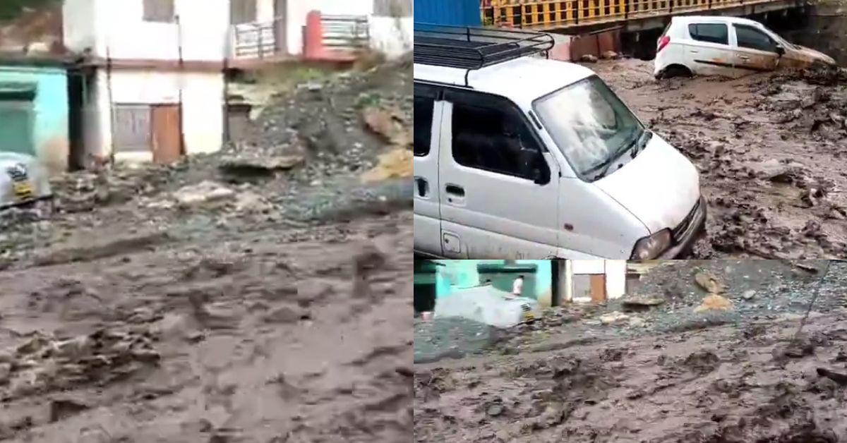 उत्तराखंड में कुदरत का कहर : पीपलकोटी क्षेत्र में बादल फटा, कई गाड़ियां मलबे में दबी, Video वायरल