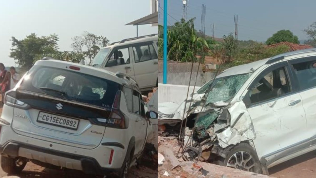 CG Accident : तेज रफ्तार कार ने बाइक को मारी टक्कर, एक ही परिवार के 3 लोगों की मौत, तीन महीने का मासूम भी शामिल