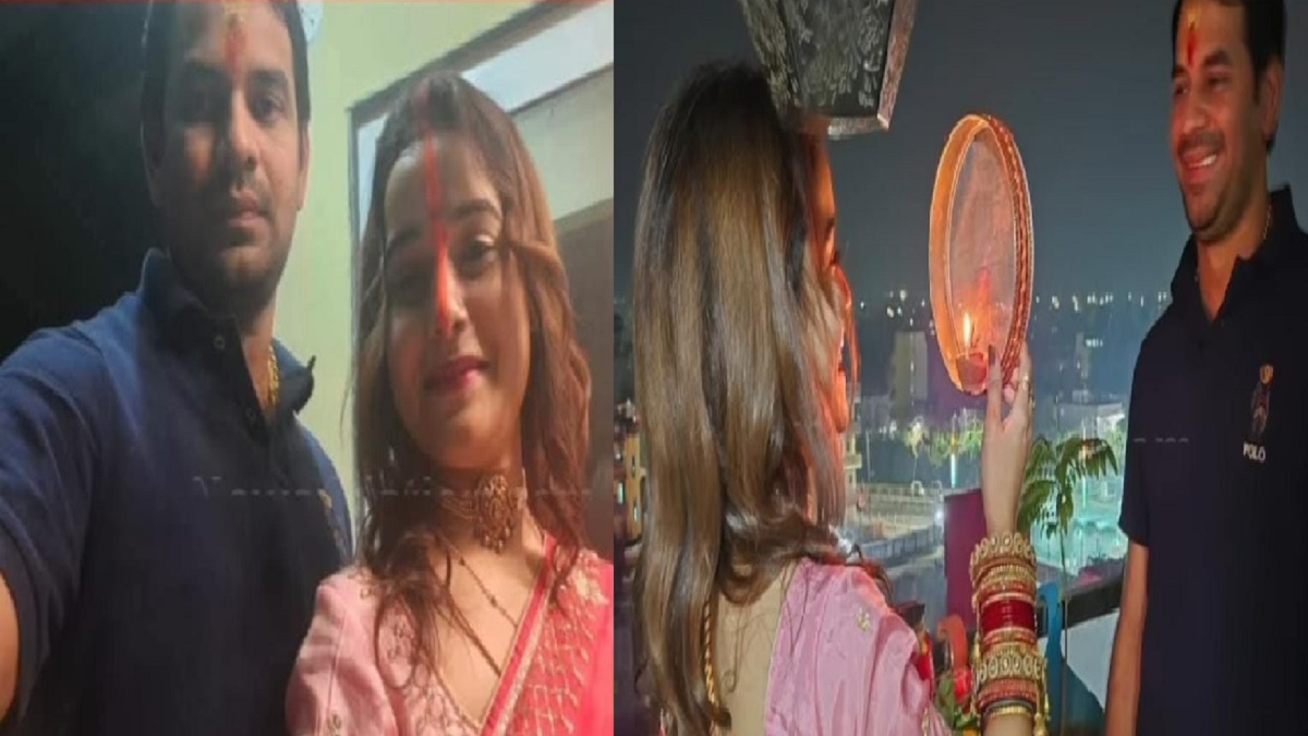 गर्लफ्रेंड नहीं तेज प्रताप यादव की पत्नी हैं अनुष्का यादव! करवा चौथ की तस्वीरें वायरल, मांग में सिंदूर लगाए नजर आईं अनुष्का