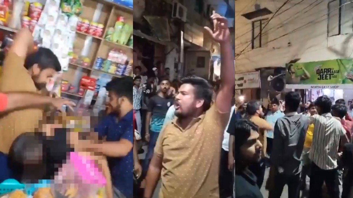 दिल्ली में गोमांस की बिक्री! दिल्ली यूनिवर्सिटी कैंपस के पास जमकर मचा बवाल, लोगों ने नॉर्थ-ईस्ट के युवक को पीटा, देखें वीडियो