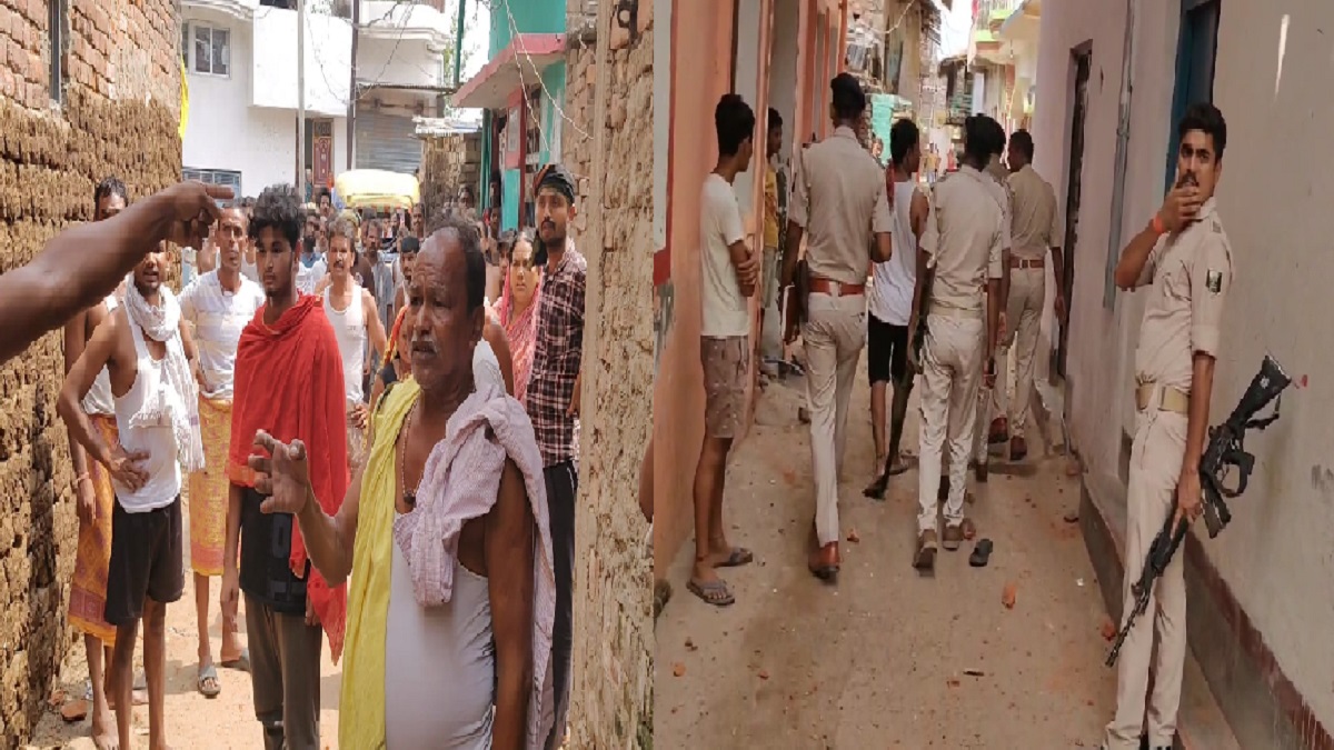 गोलियों से छलनी-छलनी हुआ लोगों का घर, सड़क पर बिखरे ईंट और पत्थर, पुरानी रंजिश को लेकर पटना में दो पक्षों के बीच रोड़ेबाजी के साथ हुई जमकर गोलीबारी
