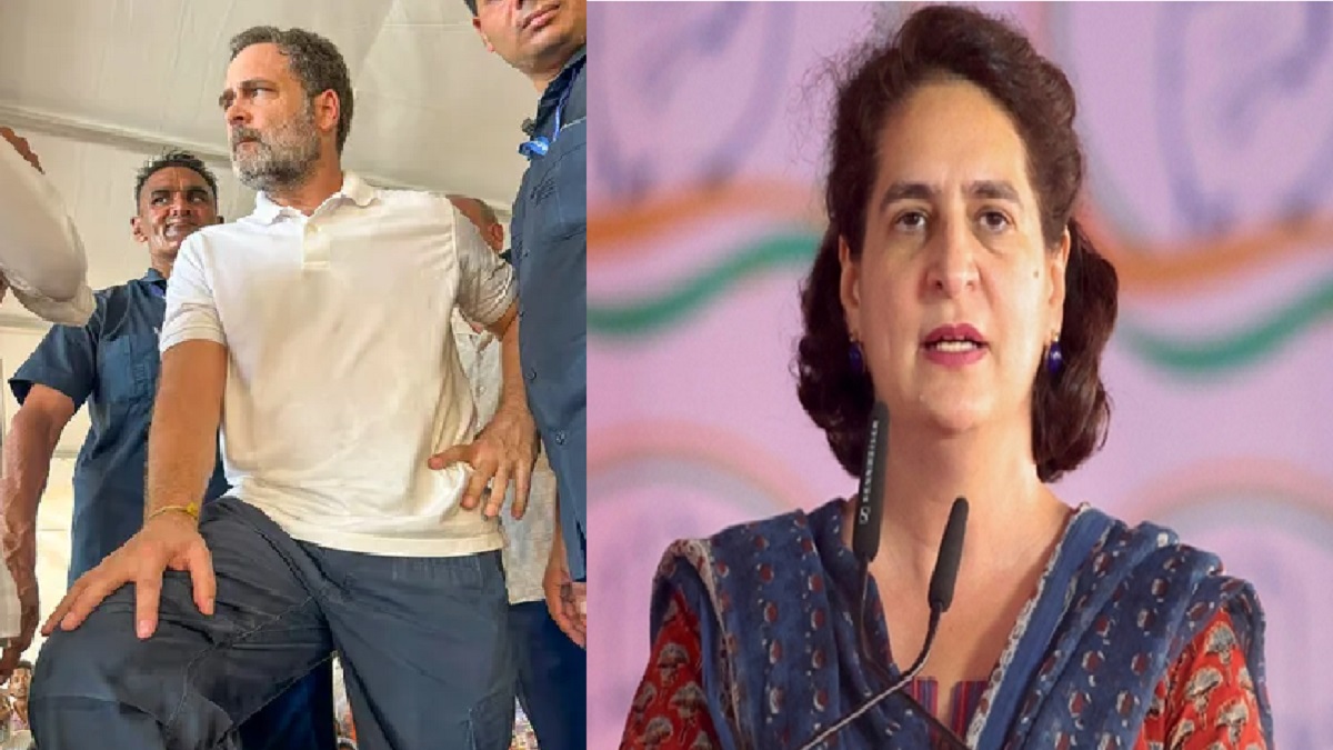 दरभंगा में राहुल गांधी को रोके जाने पर भड़की प्रियंका गांधी, कहा- तानाशाही पर उतारू हो गई है JDU-BJP गठबंधन की सरकार