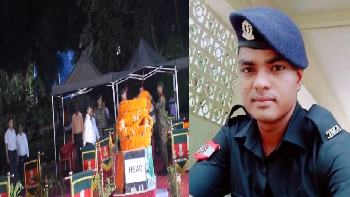 पटना एयरपोर्ट पहुंचा बिहार के एक और लाल का पार्थीव शरीर, डिप्टी सीएम सम्राट चौधरी और मीसा भारती समेत अन्य ने शहीद मनीष कुमार को दी अंतिम श्रद्धांजलि