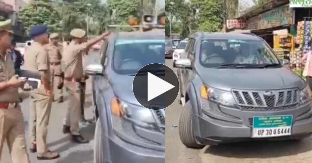 निकल गई हीरोगिरी ! हूटर लगाकर ‘भौकाल’ दिखाना किसान नेता को पड़ा भारी, पुलिस ने गाड़ी किया सीज