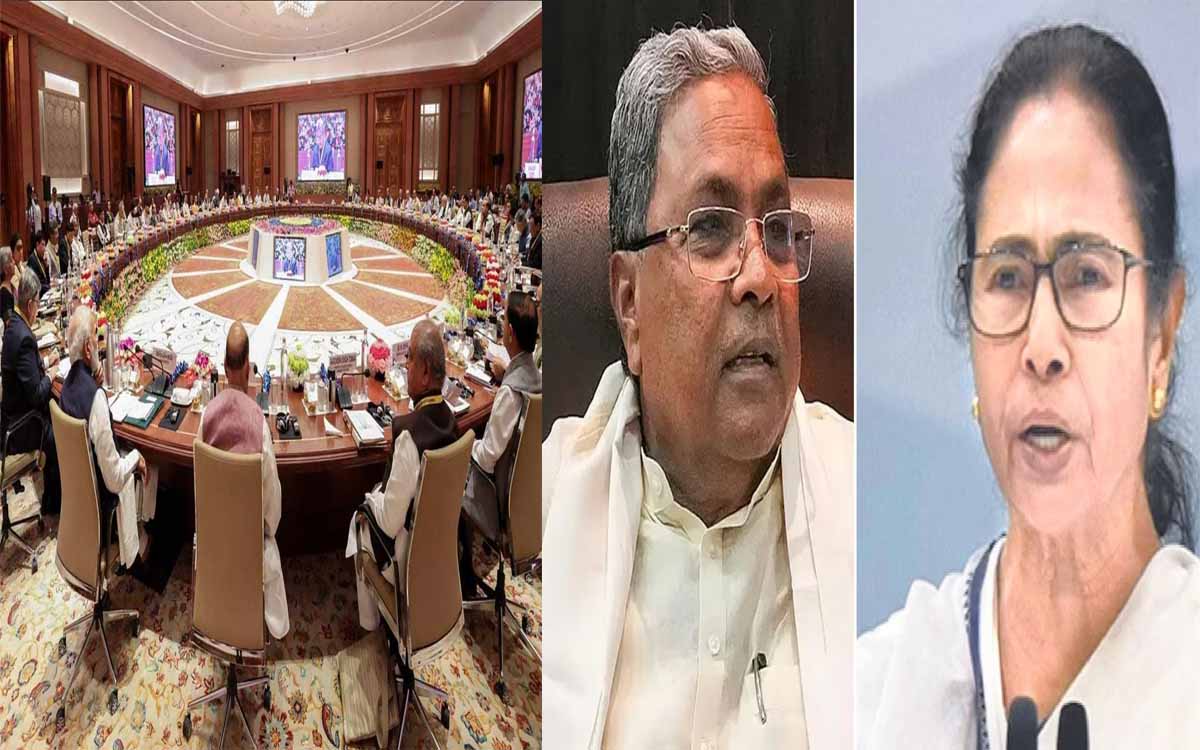 PM मोदी की अध्यक्षता में नीति आयोग की बैठक जारी, ममता बनर्जी और सिद्धारमैया नदारद, केरल CM विजयन ने भी बनाई दूरी