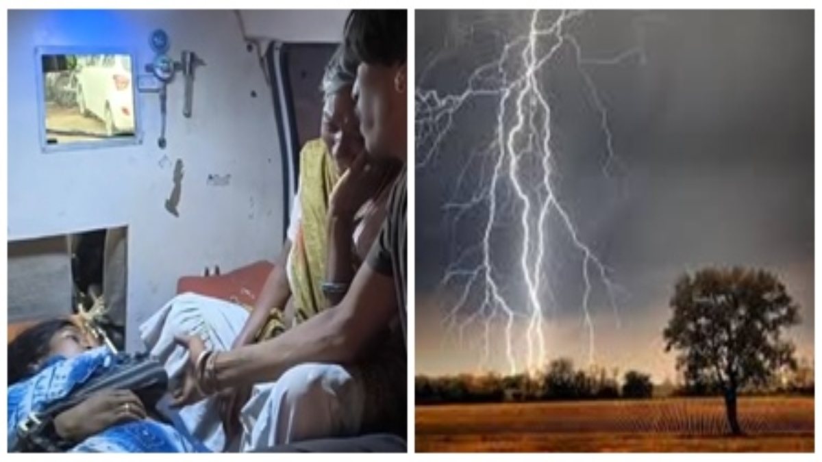 आकाशीय बिजली गिरने से गर्भवती महिला की मौत: खेत पर काम करते वक्त हुई घटना, सदमे में परिजन