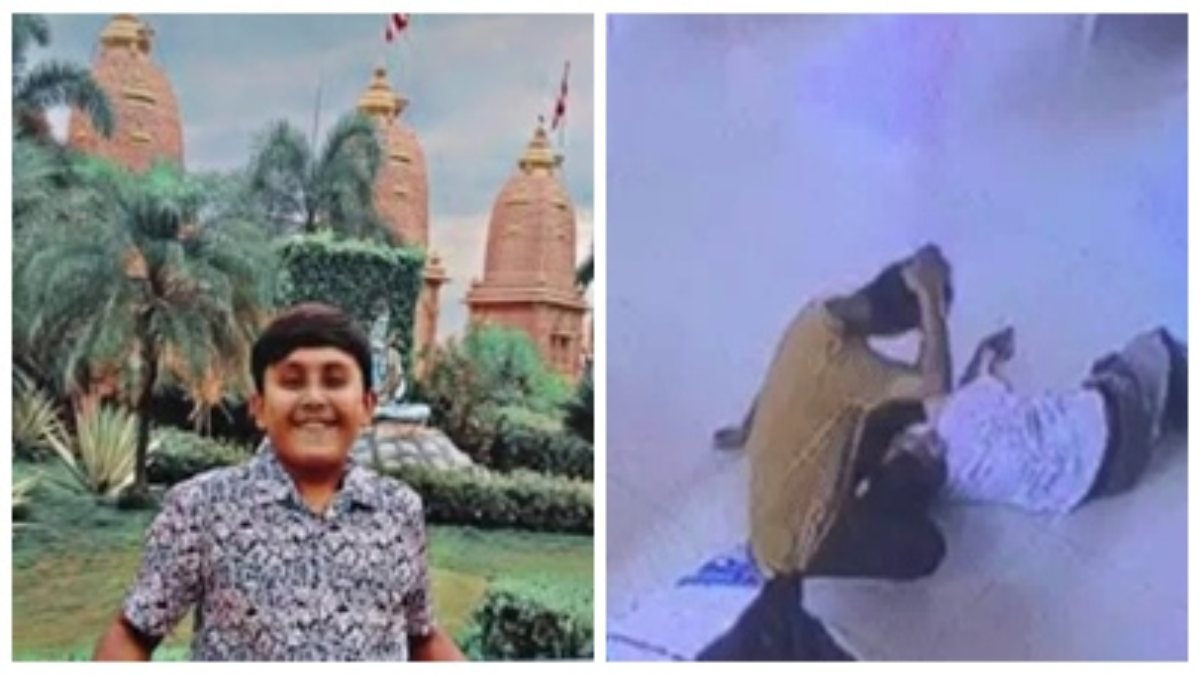9वीं के छात्र की हार्ट अटैक से मौत: दर्द से तड़पते बच्चे को गोद में लेकर बैठा रहा हॉस्टल सहायक, घटना CCTV में कैद 
