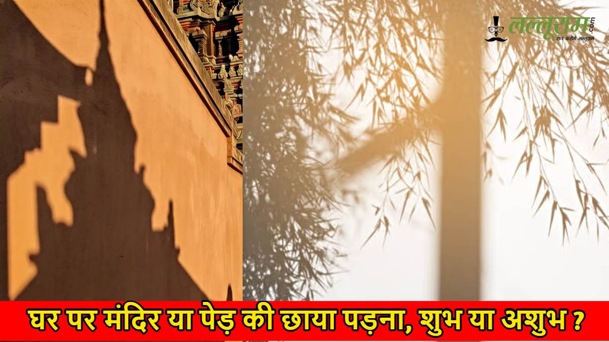 Vastu Shastra: घर पर मंदिर या पेड़ की छाया पड़ना, शुभ या अशुभ ?