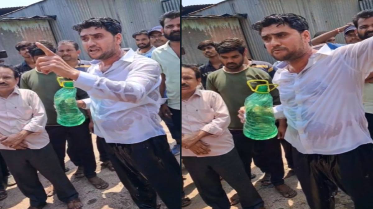 भाजपा नेता की आत्मदाह की कोशिश: पुलिसकर्मियों के सामने खुद पर उड़ेला डीजल, कहा- कल्लू माचिस दे मैं आग लगाऊंगा