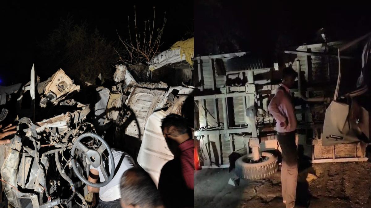 CG Accident News : माजदा और ट्रैक्टर में भीषण टक्कर, एक की मौत, तीन घायल