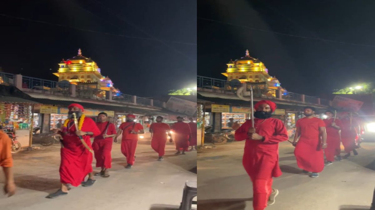 कानपुर से ओरछा पहुंची सशस्त्र सन्यासी यात्रा, महंत मधुराम शरण ने कहा- अब हिंदू को उठाने होंगे शस्त्र