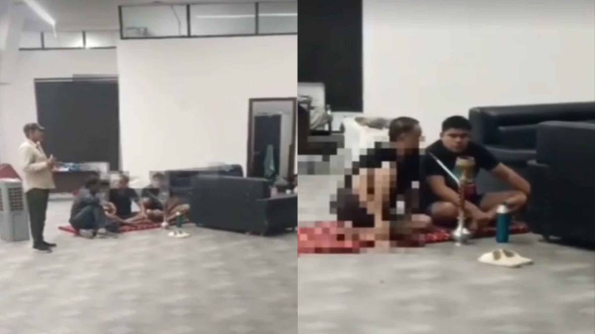 स्विमिंग पूल है या हुक्का बार! Swimming Pool में हुक्का पीने का वीडियो वायरल, नगर निगम पर उठे सवाल