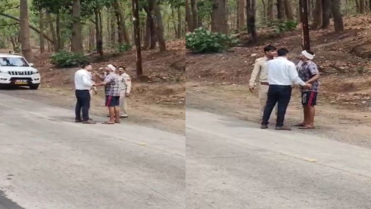 RTO कर्मचारियों पर अवैध वसूली का आरोप, NH पर ड्राइवर ने किया हंगामा, वीडियो वायरल