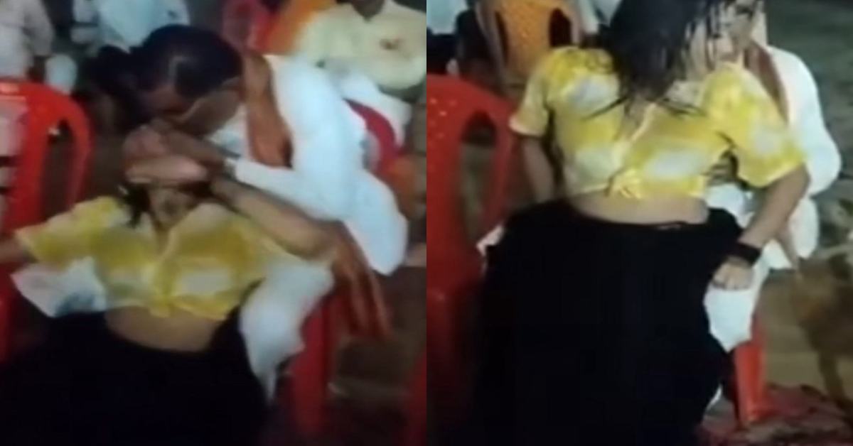 ‘संस्कारी पार्टी’ का बेहूदा नेता: सभ्य समाज में अश्लीलता परोसते दिखा BJP नेता, बार-बाला को KISS कर छुआ प्राइवेट पार्ट, VIDEO देखकर आ जाएगी शर्म