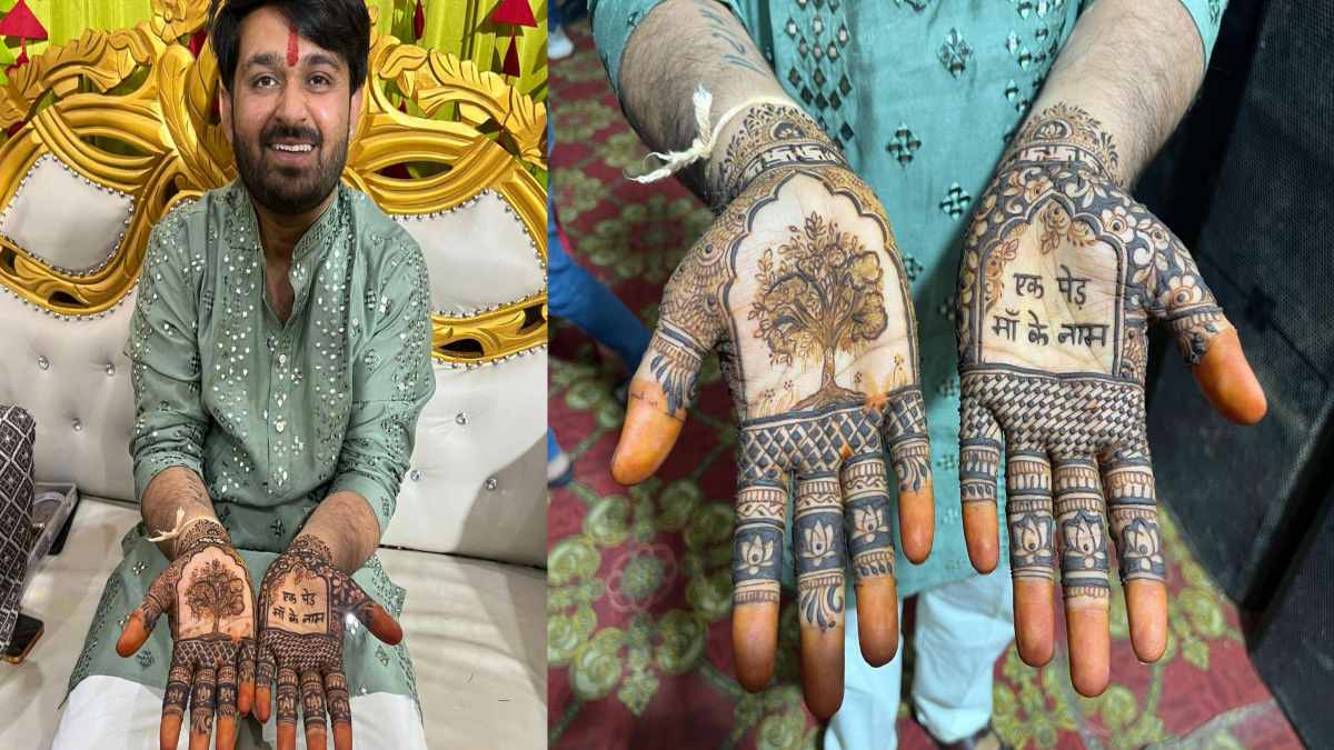 इसे कहते हैं प्रकृति प्रेमी: ‘एक पेड़ मां के नाम’ अभियान से प्रेरित हुआ युवक, नेचर बेस वेडिंग थीम के साथ यादगार बनाई शादी