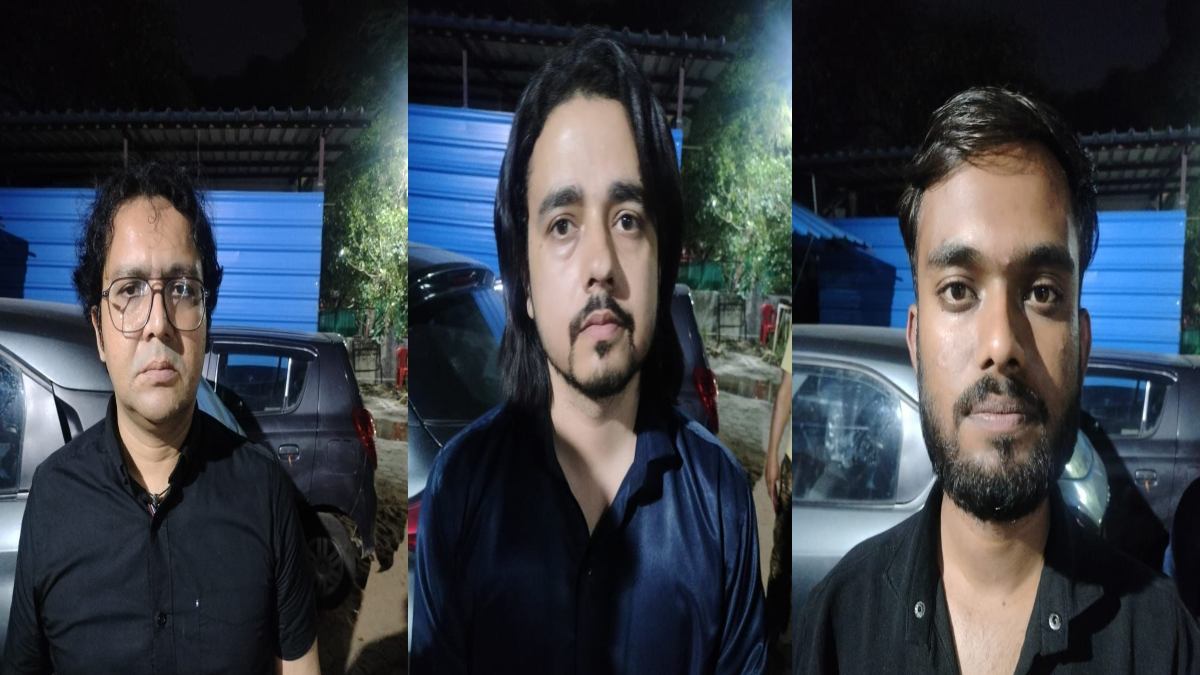 फ्लैट नंबर 402 में फर्जी काम: फेक शेयर एडवाइजरी कंपनी का पर्दाफाश, 3 शातिर गिरफ्तार, जानिए कैसे लगाते थे चूना