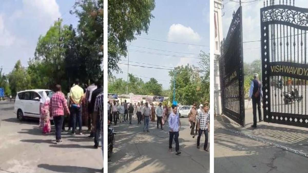 देवी अहिल्या विश्वविद्यालय में कुलपति और कर्मचारियों के बीच विवादः कांग्रेस नेता समेत तीन पर FIR, कार से उतारकर पैदल भेजने का वीडियो हुआ था वायरल