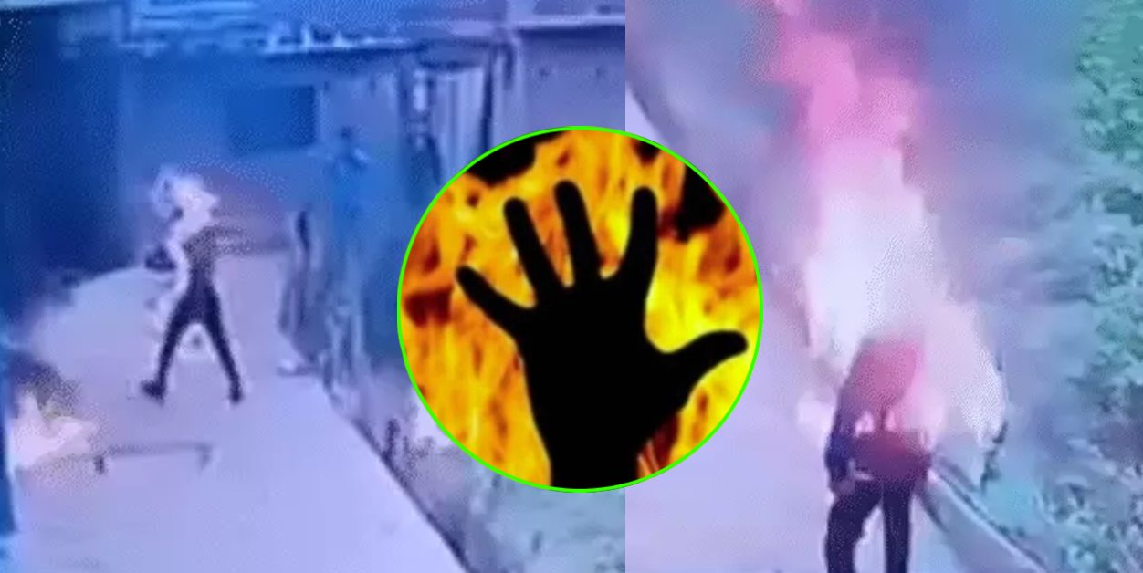 शादी करेगी या नहीं ? सिरफिरे आशिक ने प्रेमिका के घर के सामने खुद को लगाई आग, फिर जो हुआ…