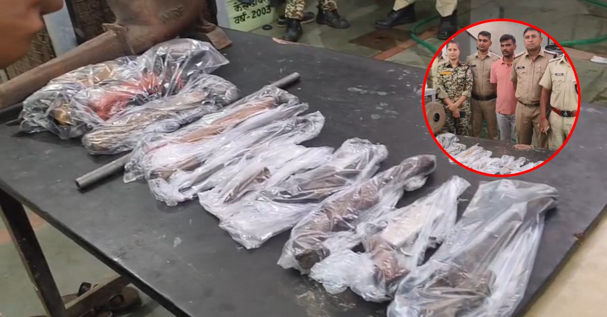 Chhatarpur में अवैध हथियार फैक्ट्री का भंडाफोड़: एक आरोपी गिरफ्तार, 12 और 315 बोर का देसी कट्टा बरामद, गिरोह से जुड़े लोगों की तलाश जारी