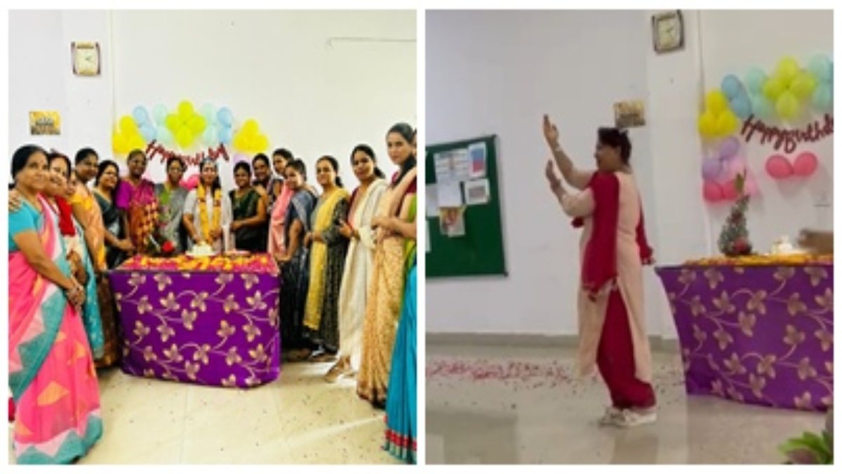 नर्सिंग कॉलेज बना जश्न का अड्डा: प्रिंसिपल के जन्मदिन पर हुआ नागिन डांस, Video वायरल 