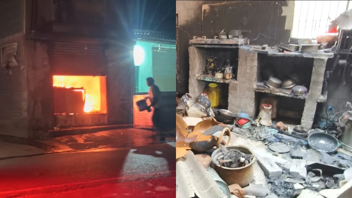 Gas Cylinder Blast : पति-पत्नी सामान लेने गए बाहर, घर में सो रहा था 4 साल का बेटा, अचानक गैस सिलेंडर फटने से हुआ धमाका, आग बुझाने की कोशिश में 9 लोग झुलसे