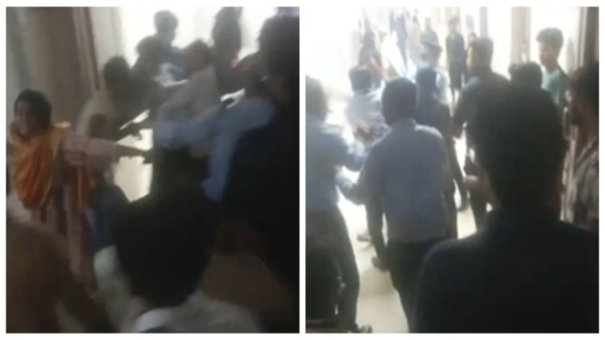 हमीदिया अस्पताल में स्टाफ और मरीज के परिजनों के बीच मारपीट, वायरल Video ने सुरक्षा व्यवस्था की खोली पोल 