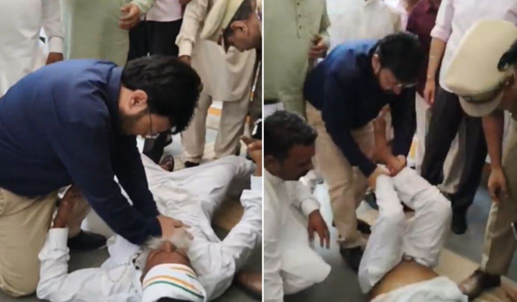 पंजाब के मंत्री डॉ. रवजोत सिंह ने CPR देकर बचाई बुजुर्ग की जान, वीडियो वायरल