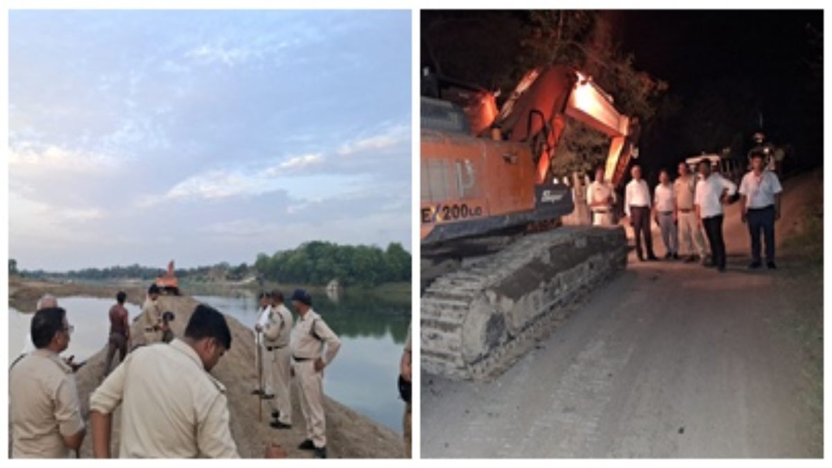 जबलपुर में धड़ल्ले से चल रहा रेत के अवैध खनन का कारोबार: जिला प्रशासन ने छापामार कार्रवाई करते पांच मशीन की जब्त, नेता-अधिकारी और माफियाओं की मिलीभगत से चल रहा खेल 