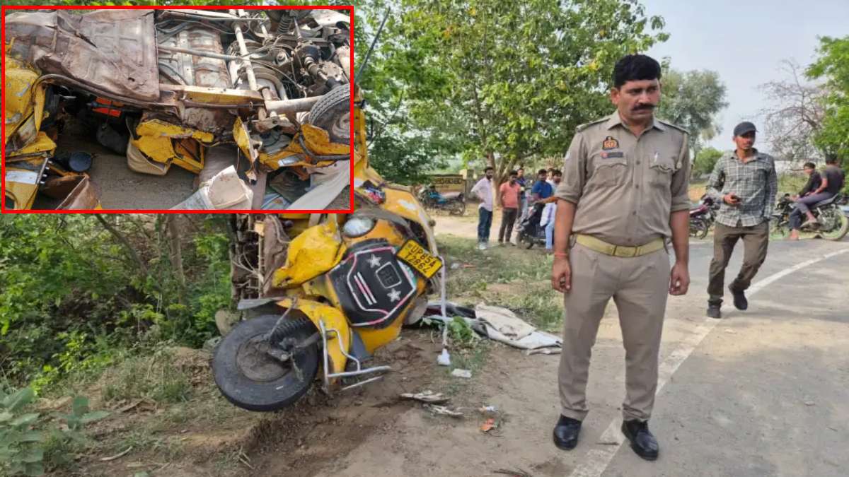 Mathura Road Accident: भीषण सड़क हादसे में 4 की दर्दनाक मौत, थार-टेम्पो की टक्कर के बाद डंपर ने रौंदा