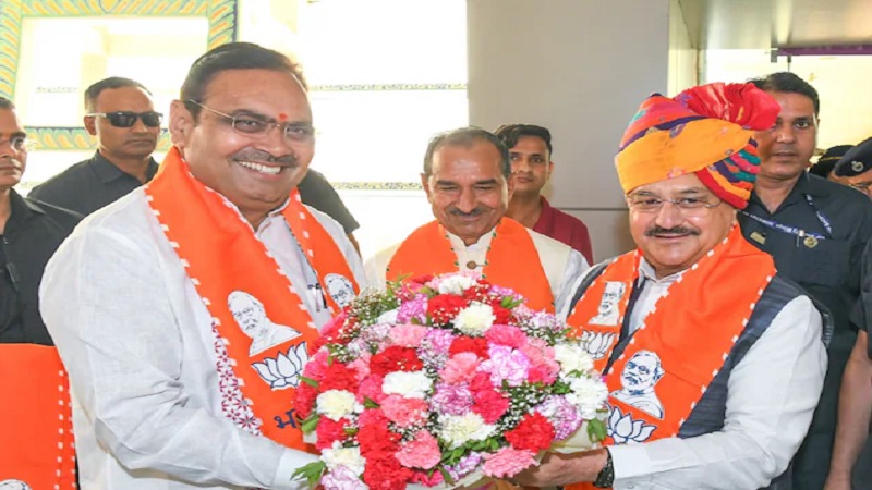 Rajasthan News: जेपी नड्डा का जयपुर दौरा; अहिल्याबाई होल्कर की 300वीं जयंती पर भव्य कार्यक्रम में लेंगे हिस्सा, सीएम भजनलाल शर्मा ने किया स्वागत