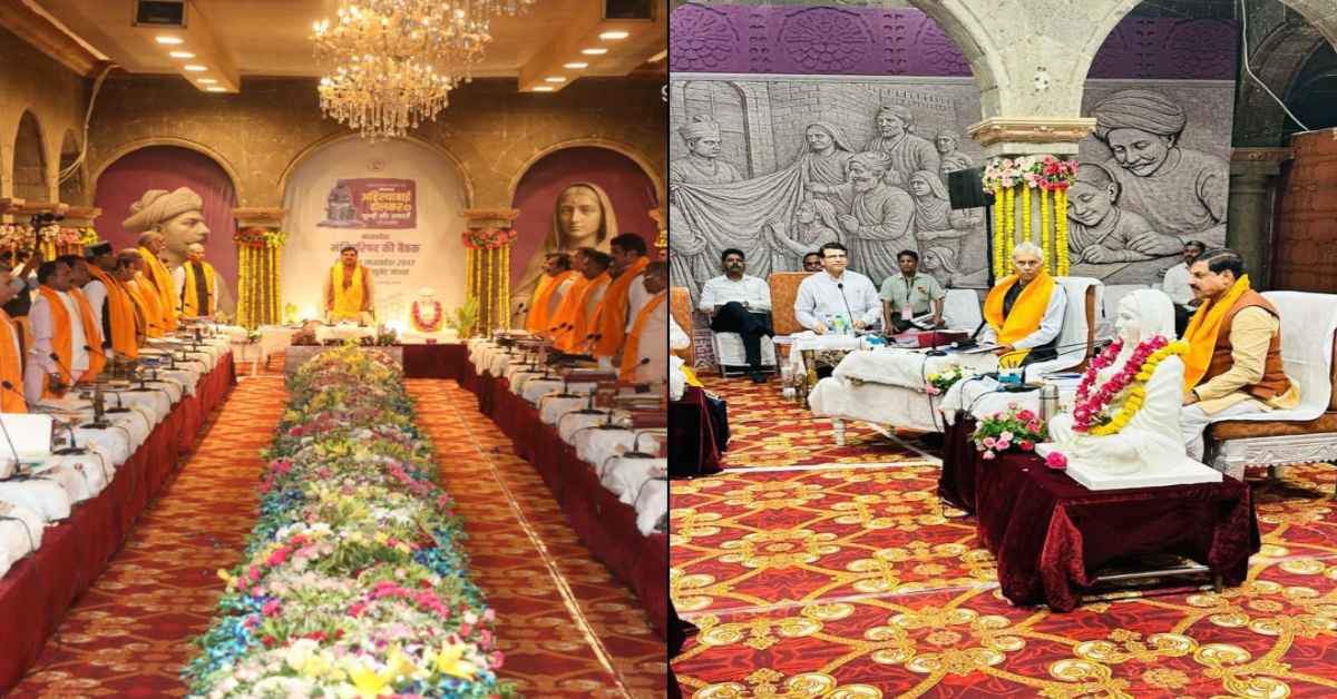 भगवा दुपट्टा ओढ़ने पर सियासत: कैबिनेट बैठक में CS ने ओढ़ा भगवा, कांग्रेस बोली- सेवानिवृत्ति से पहले सेवावृद्धि तो इसके बिना भी मिल जाएगी, फिर यह क्यूं ?