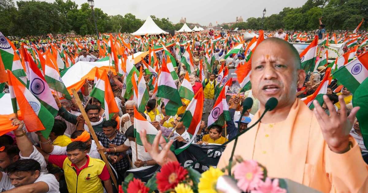 ‘भारत पर उंगली उठाने वालों की खैर नहीं’, तिरंगा यात्रा में योगी का बड़ा बयान, कहा- जनाजे में कोई रोने वाला नहीं मिलेगा