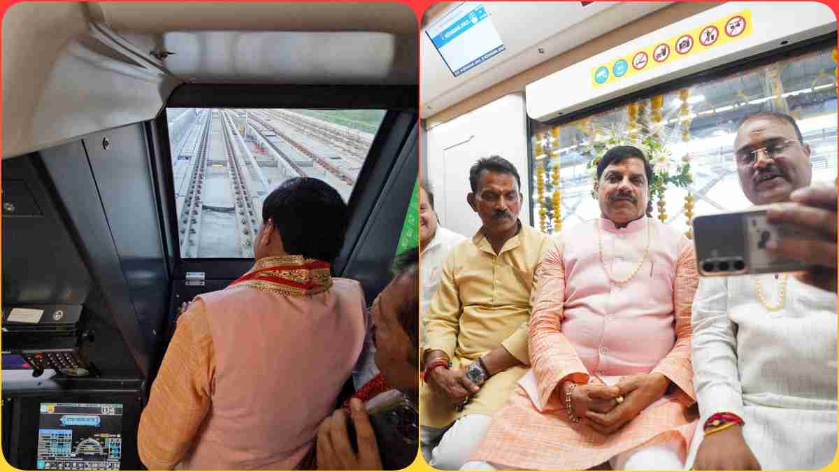CM डॉ. मोहन ने इंदौर मेट्रो में किया सफर: जनता के साथ किया संवाद, कहा- अहिल्या माता की नगरी से बाबा महाकाल की नगरी तक मिलेगा लाभ