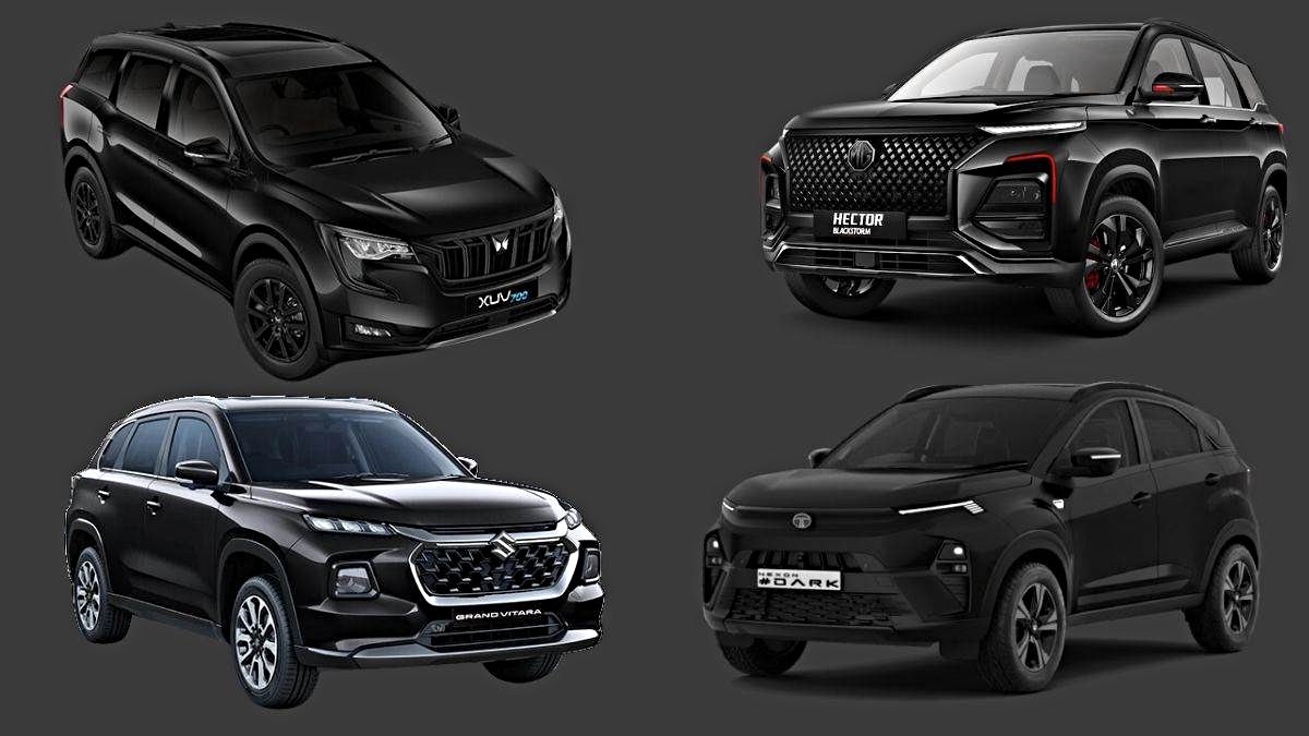 MG से लेकर Tata Motors तक, जानिए बाजार में मौजूद शानदार ‘Black Edition’ कारों के बारे में…
