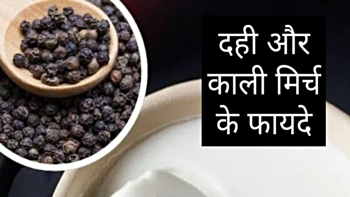 Curd And Black Pepper Benefits: दही में मिलाएं काली मिर्च, जानें चौंकाने वाले फायदे…