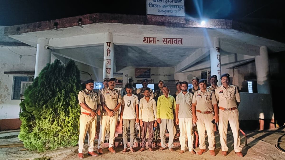 अवैध रेत खनन मामले में पुलिस की बड़ी कार्रवाई : आरक्षक की हत्या में शामिल 4 आरोपी झारखंड से गिरफ्तार
