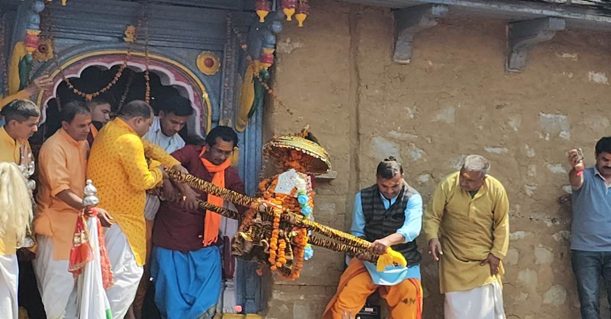 भगवान रुद्रनाथ की चल विग्रह डोली मंदिर के लिए रवाना,  18 मई को खुलेंगे कपाट, शुरू होंगे ग्रीष्मकालीन दर्शन