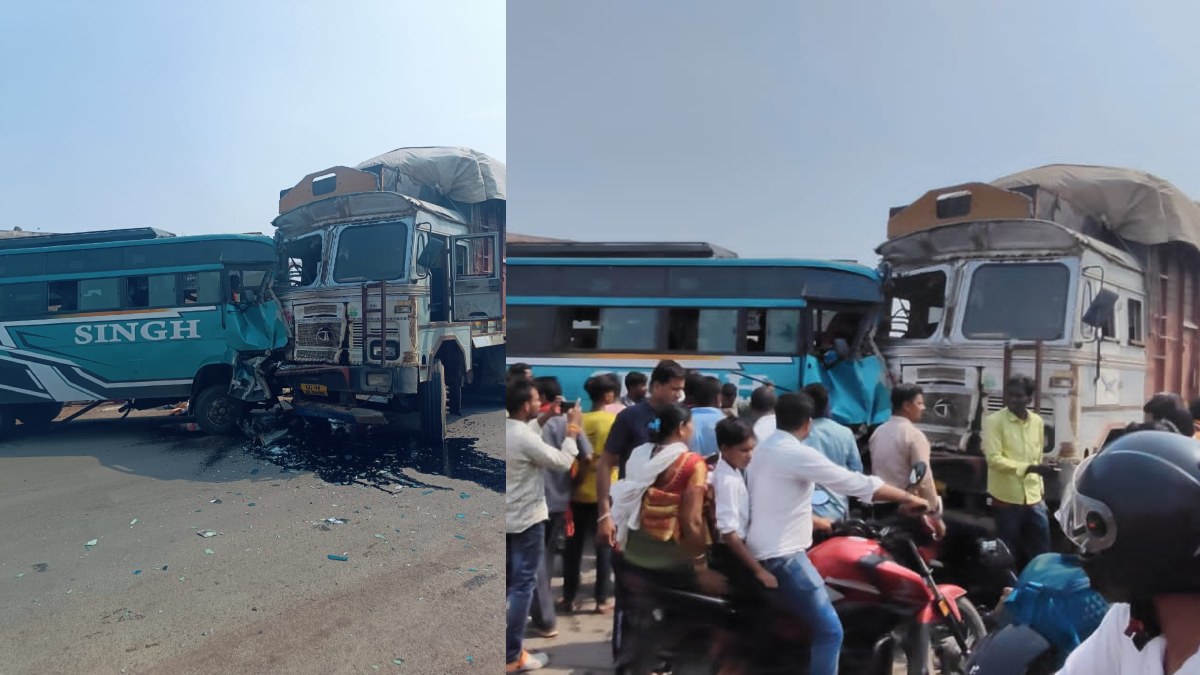 CG Accident News : नहीं थम रहा हादसों का कहर, बस-ट्रक की भीषण टक्कर में डेढ़ दर्जन घायल, धरमपुरा-बरेला मार्ग ‘रेड जोन’ में तब्दील