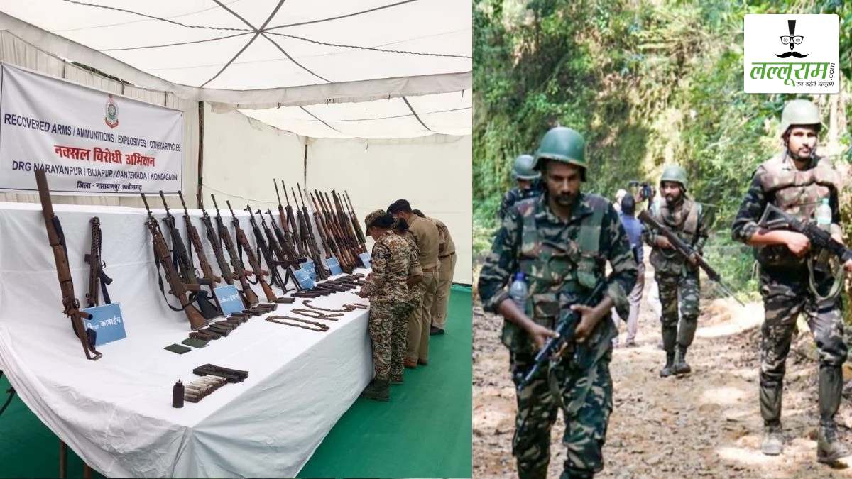 अबूझमाड़ मुठभेड़ में DRG जवानों को मिली बड़ी कामयाबी, 2010 और 17 में लूटी गई AK-47 समेत भारी मात्रा में अत्याधुनिक हथियार किए बरामद