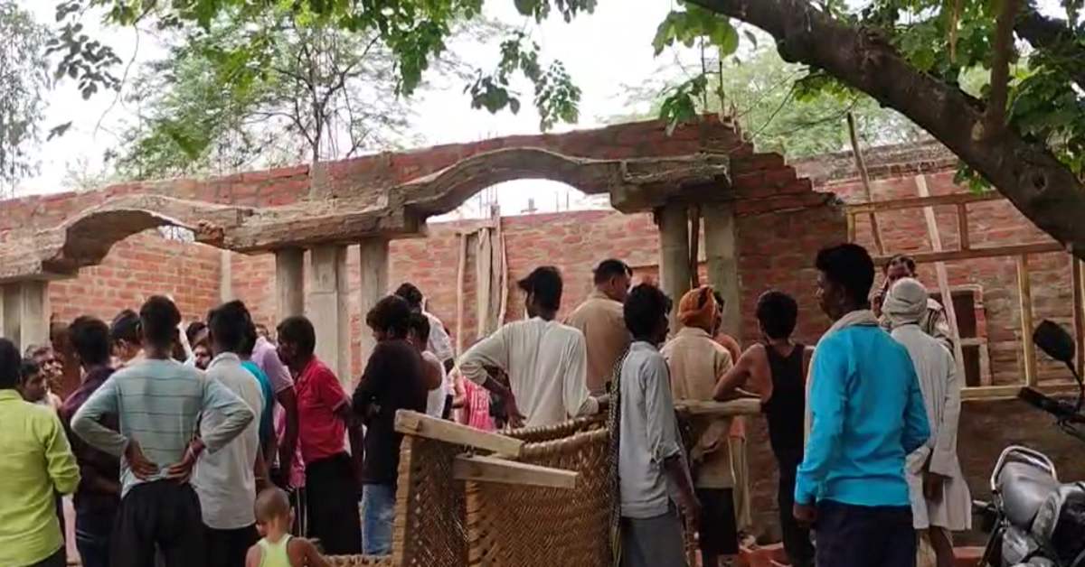 जिम्मेदारों को होश नहीं उनके क्षेत्र में क्या चल रहा? निर्माणाधीन मकान की दीवार गिरी, 12 साल के बच्चे की मौत, मामा के साथ लगा रहा था शटरिंग