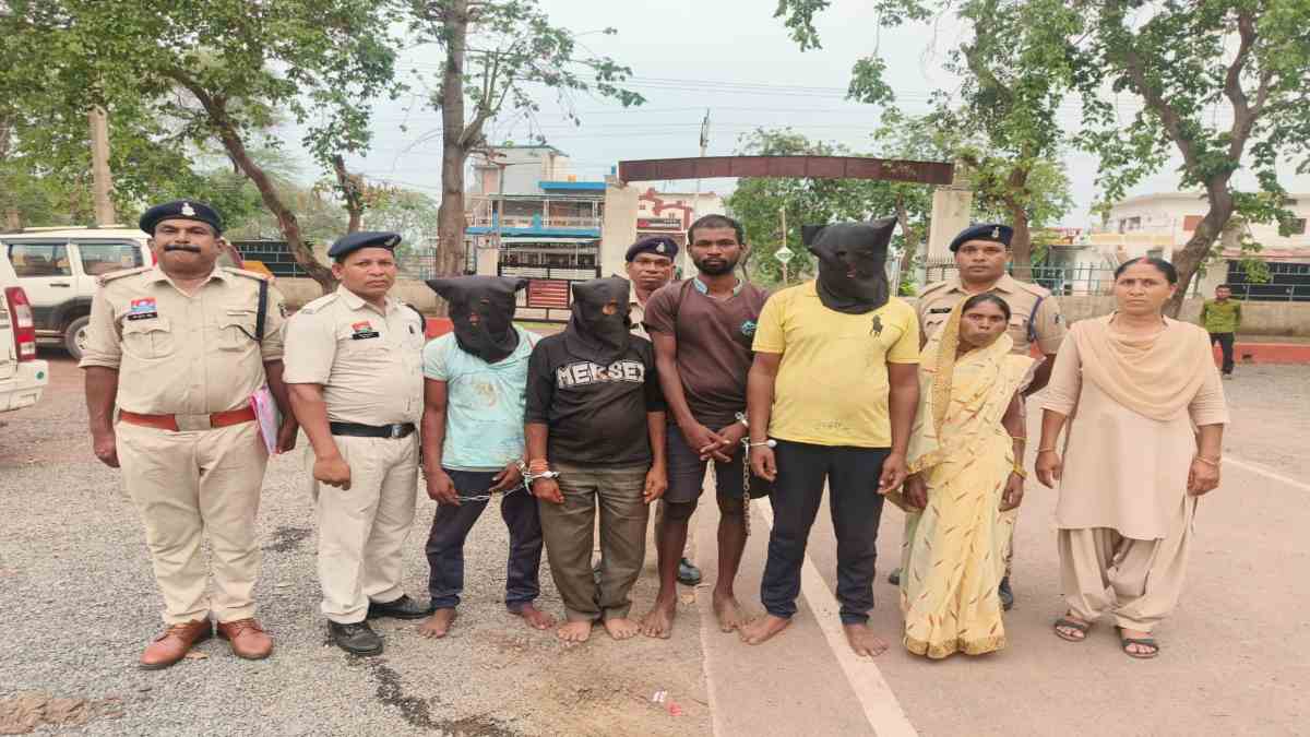 CG Crime : वर्चस्व की लड़ाई में बैगा की हत्या, वारदात में शामिल पांचों आरोपी गिरफ्तार