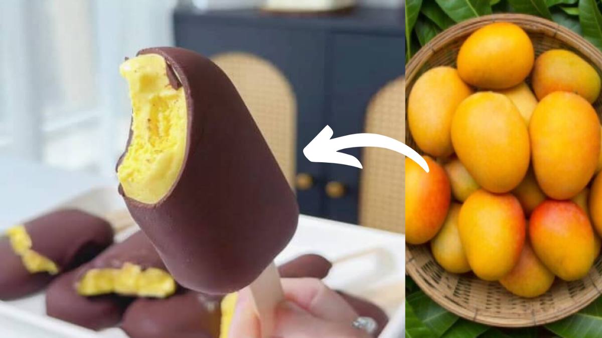 Mango Choco Bar Recipe: अब घर पर आसानी से बनाएं टेस्टी मैंगो चोकोबार, बिना मशीन और मिलावट के…