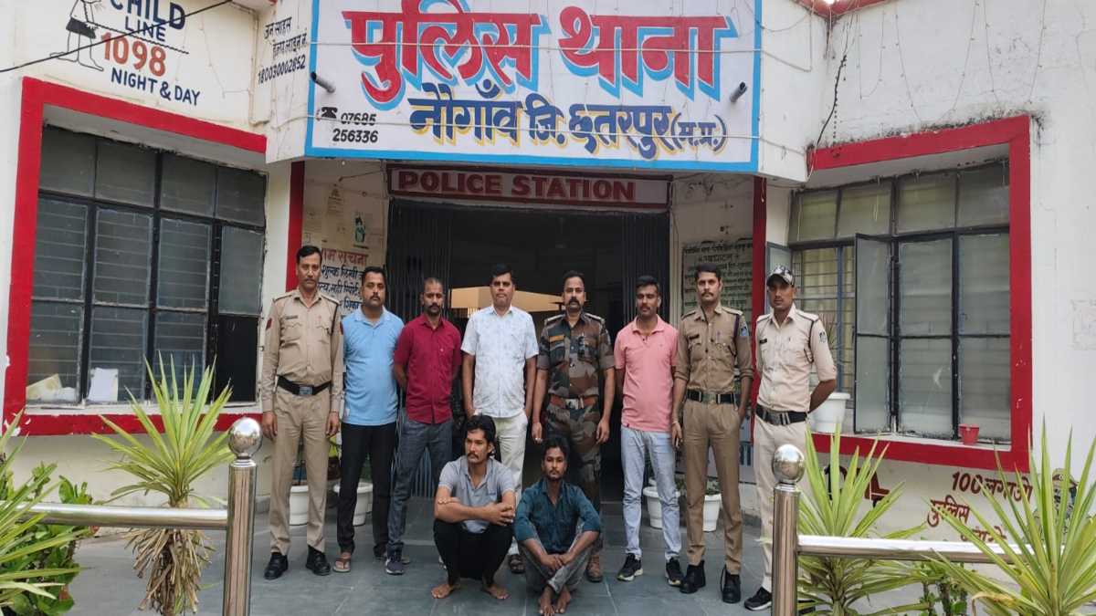 दो इनामी बदमाश गिरफ्तार: कट्टे की नोक पर छात्रा का किया था अपहरण, पुरानी रंजिश के चलते रची थी साजिश