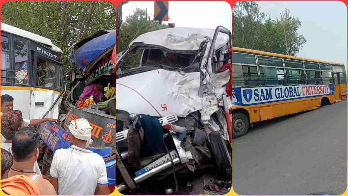 MP Road Accident: भोपाल में कॉलेज बस को ट्रक ने मारी टक्कर, कटनी में यात्री बस हादसे के बाद ड्राइवर की गई जान, देपालपुर में दो वाहनों की भिड़ंत से 1 की मौत