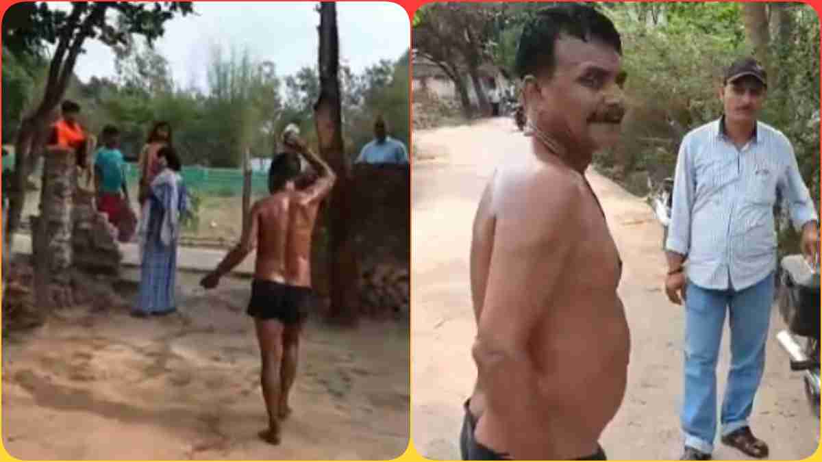 सरकारी जमीन बताकर नगर पालिका ने जमीन पर चलाया बुलडोजर, शख्स ने खुद पर उड़ेला पेट्रोल, Video