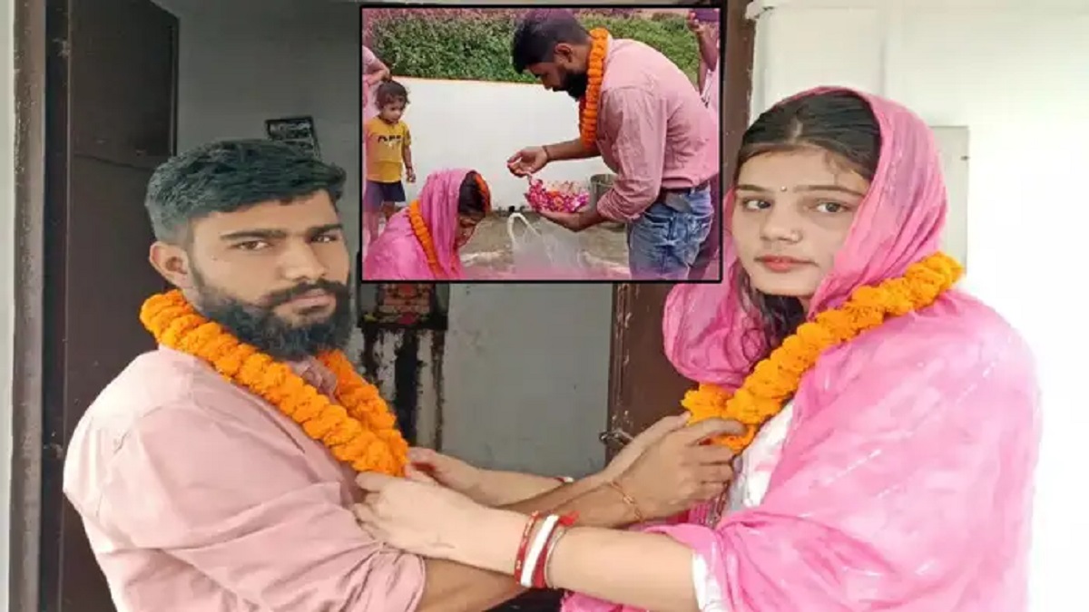 चाची ने भतीजे को ही बना लिया अपना हमसफर! पति और सास-ससुर के सामने मंदिर में रचाई दूसरी शादी, कहा- नया वाला ही सबकुछ है…