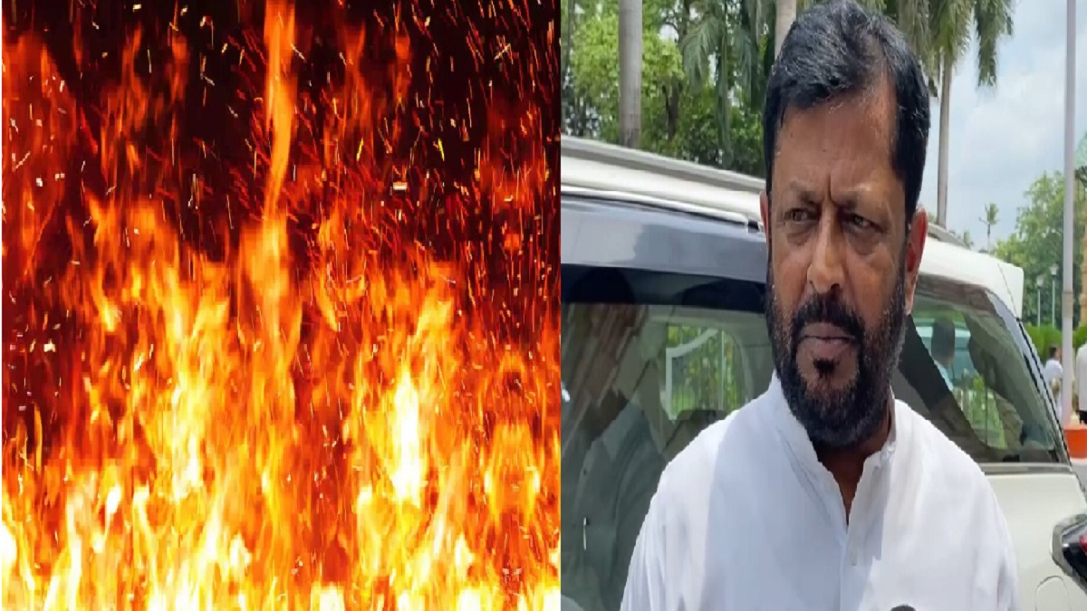 बड़ी खबर: जदयू MLC संजय सिंह के आवास में लगी भीषण आग, मौके पर पहुंचीं दमकल विभाग की कई गाड़ियां